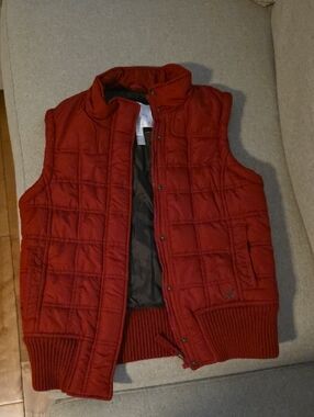 American Eagle Outfitters Light Blue Label Quilted Vest